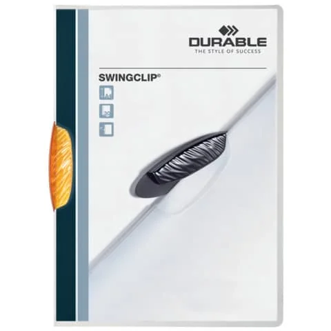 DURABLE Klemmhefter SWINGCLIP, DIN A4, Clip orange (EAN: 4005546208794)