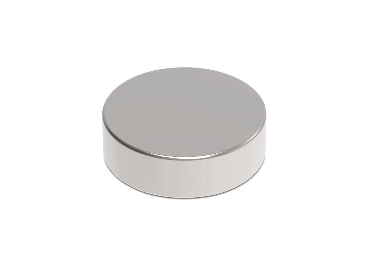 MAUL Neodym-Magnet, Durchmesser: 10 x (H)3 mm, nickel (EAN: 4002390063494)