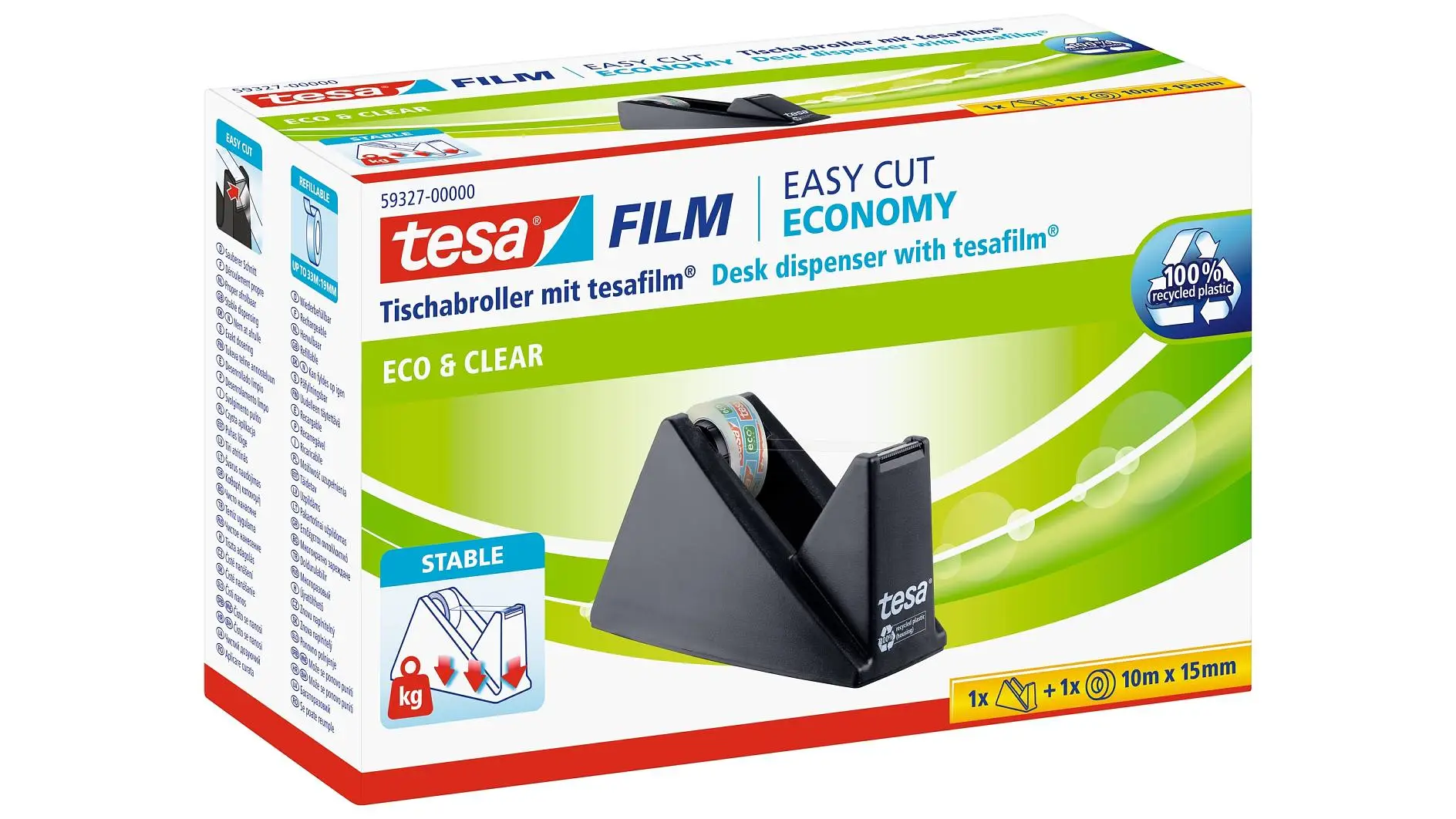 tesa Tischabroller Eco & Clear + tesa Film Eco & Clear (EAN: 4042448197375)