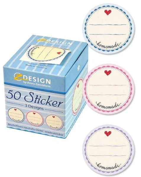 AVERY Zweckform ZDesign Sticker auf Rolle "Homemade" (EAN: 4004182568194)