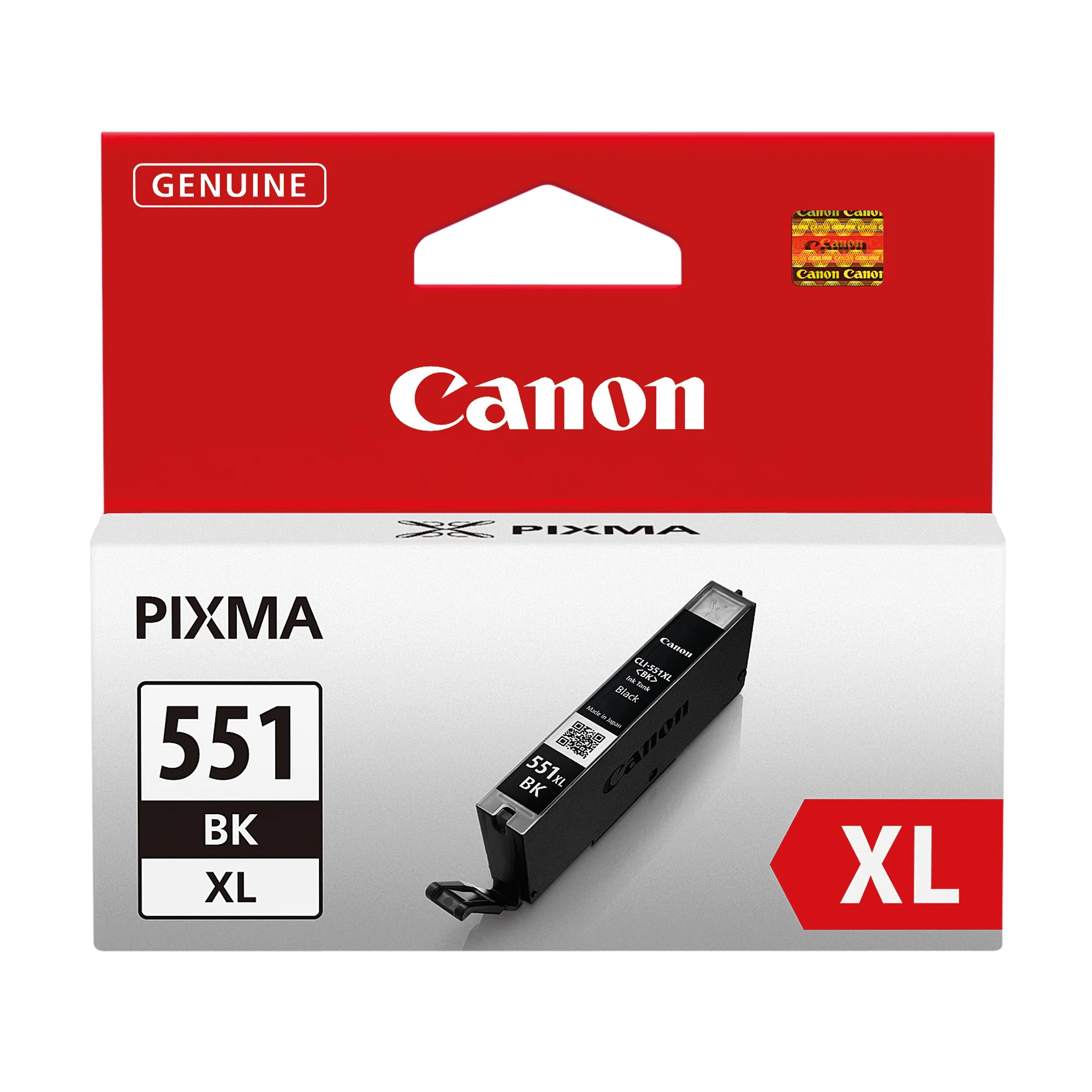 Canon Tinte 551 für Canon Pixma IP7250, schwarz, HC (EAN: 4960999904948)