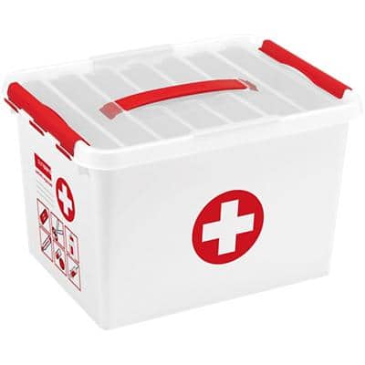helit Aufbewahrungsbox "the q-line" - Erste Hilfe, 22 Liter (EAN: 8711112798250)
