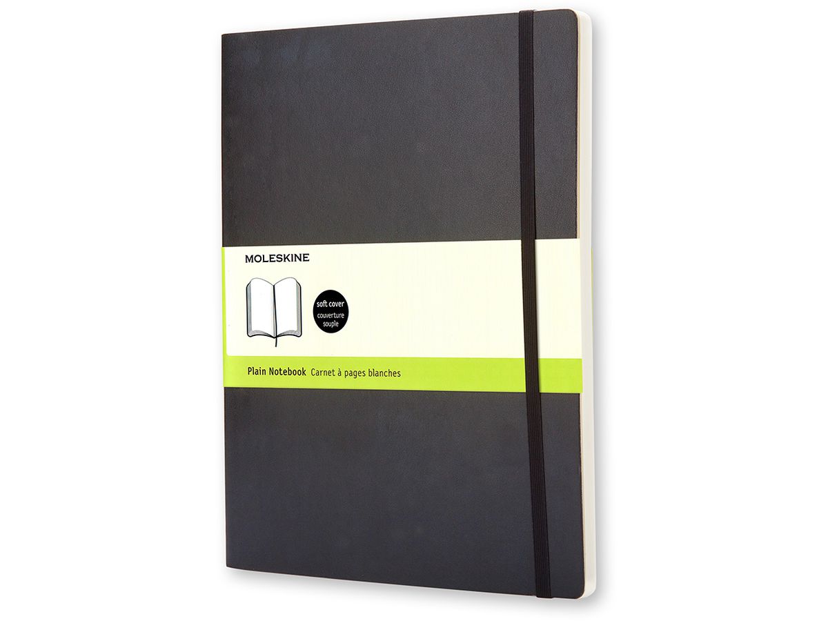 MOLESKINE Notizbuch, XL, blanko, Softcover, schwarz (EAN: 9788883707261)