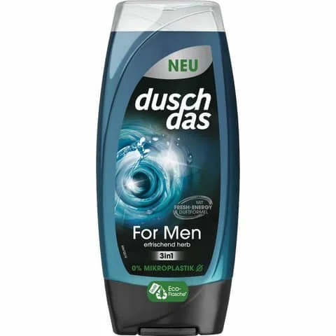duschdas 3in1 Duschgel & Shampoo For Men, 225 ml Flasche (EAN: 8720181334580)