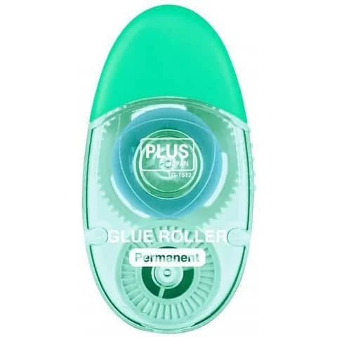 PLUS JAPAN Mini-Kleberoller LE TG-1512, 6 mm x 12 m, grün (EAN: 4977564708498)