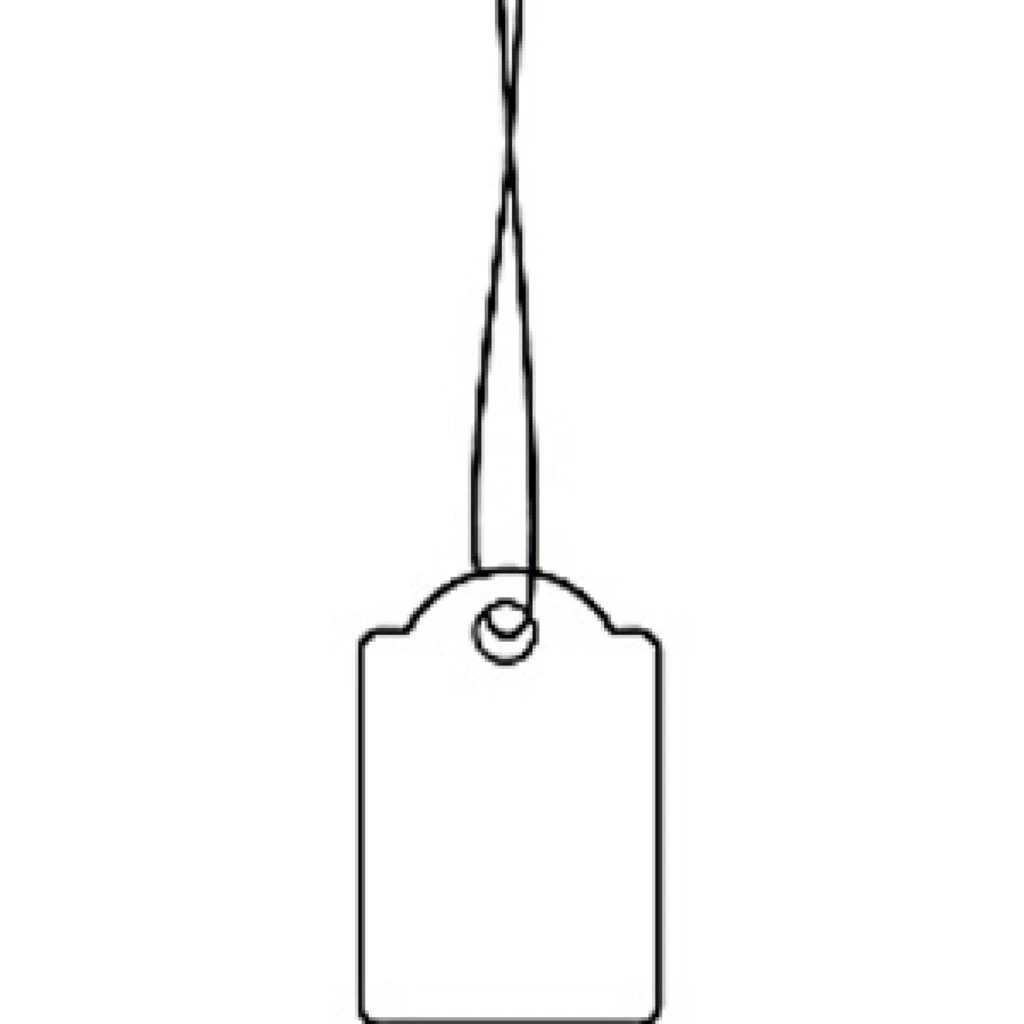 HERMA Warenanhänger, 15 x 24 mm, mit weißem Faden, Karton (EAN: 4008705069328)
