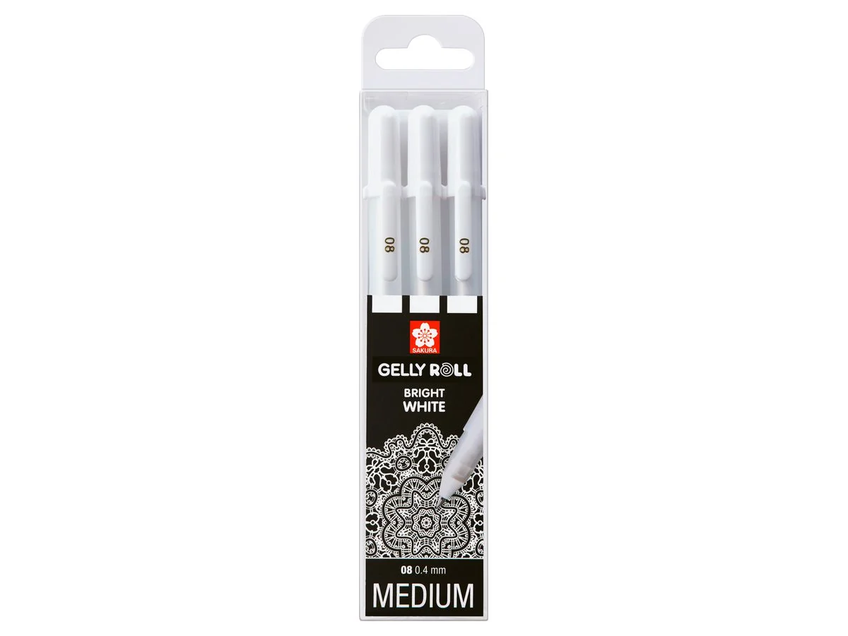 SAKURA Gel-Tintenroller Gelly Roll Real White, 0,4 mm, weiß (EAN: 8712079397784)