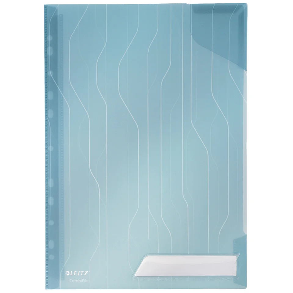 LEITZ Sicht-/Prospekthülle CombiFile, A4, PP, blau, 0,20 mm (EAN: 4002432371006)
