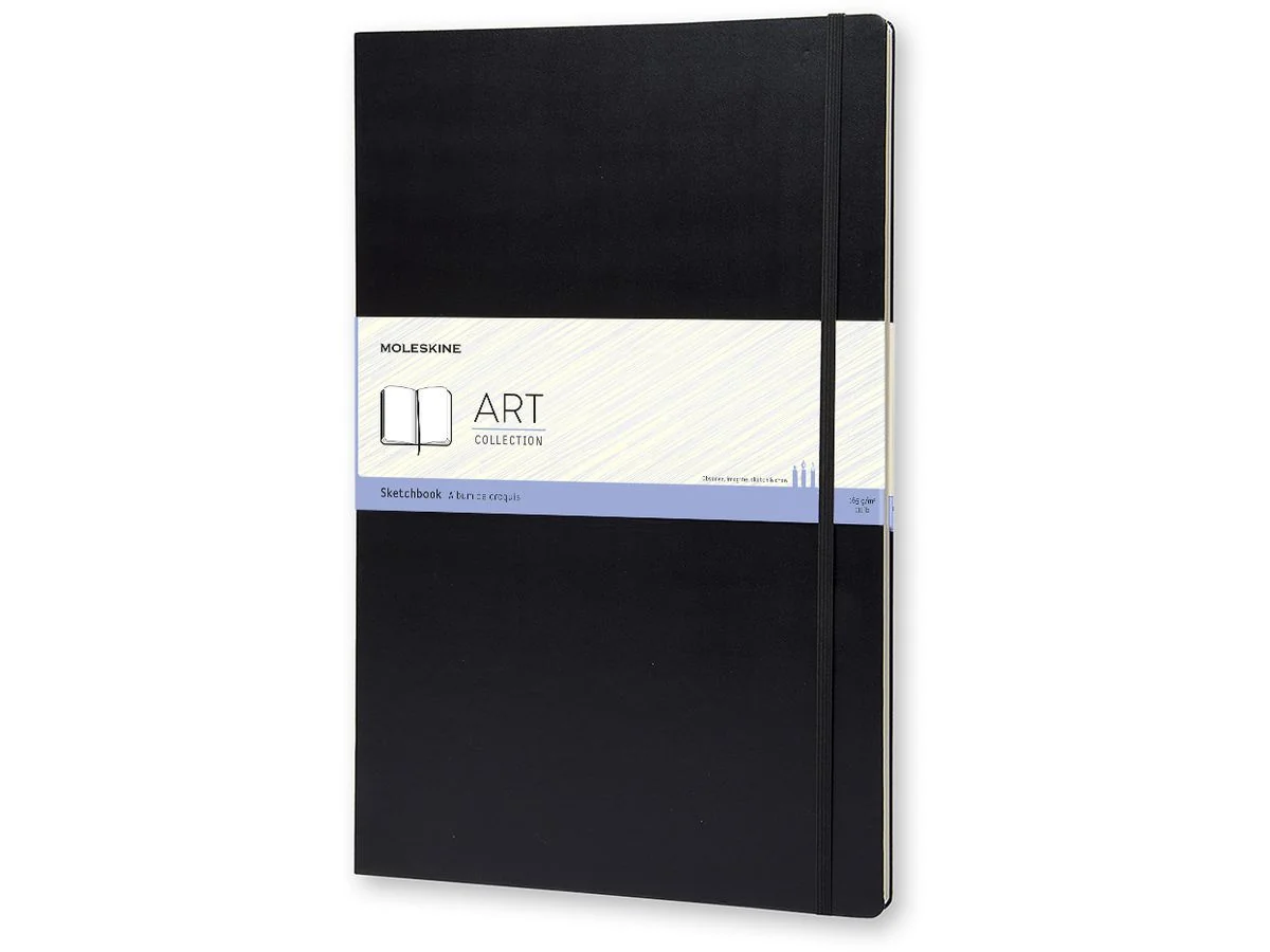 MOLESKINE Skizzenbuch, A3, 165g/qm, Hardcover, schwarz (EAN: 9788862931960)