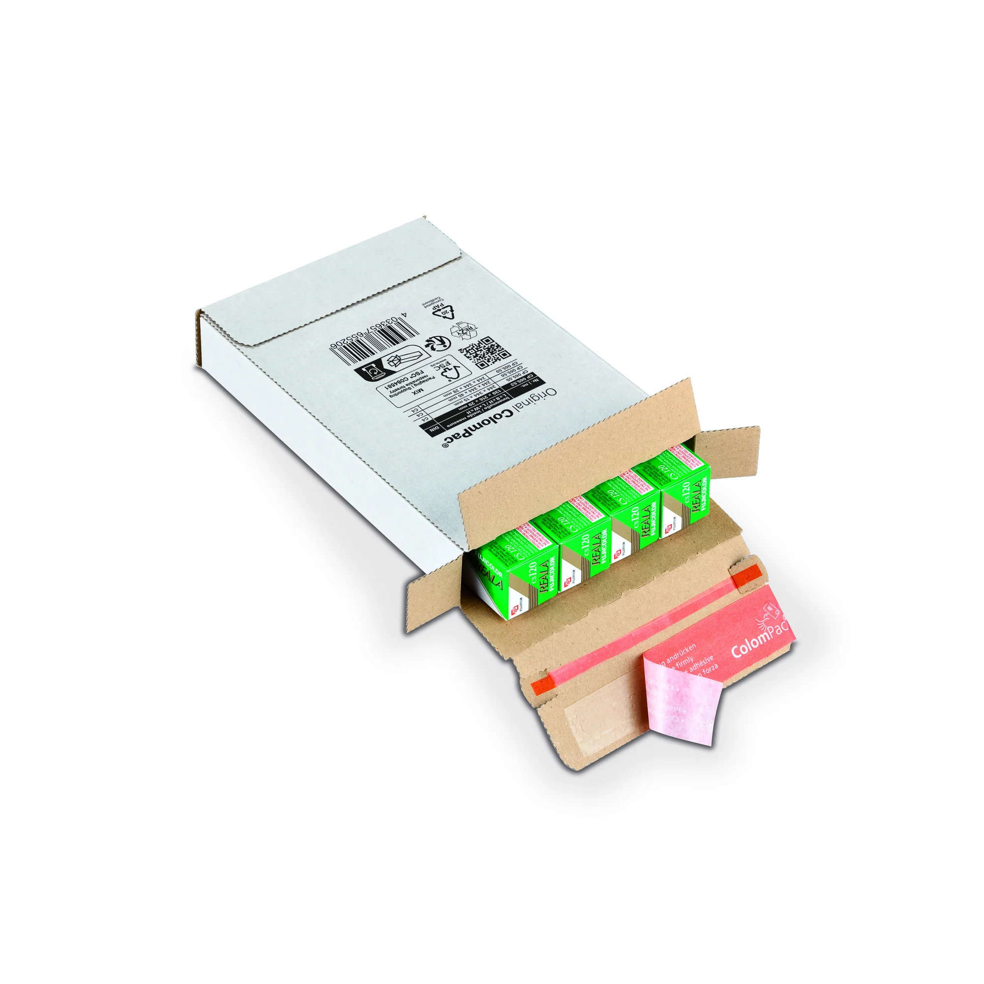 ColomPac Versandkarton Kurierpaket, für Maxibrief, weiß (EAN: 4033657655206)