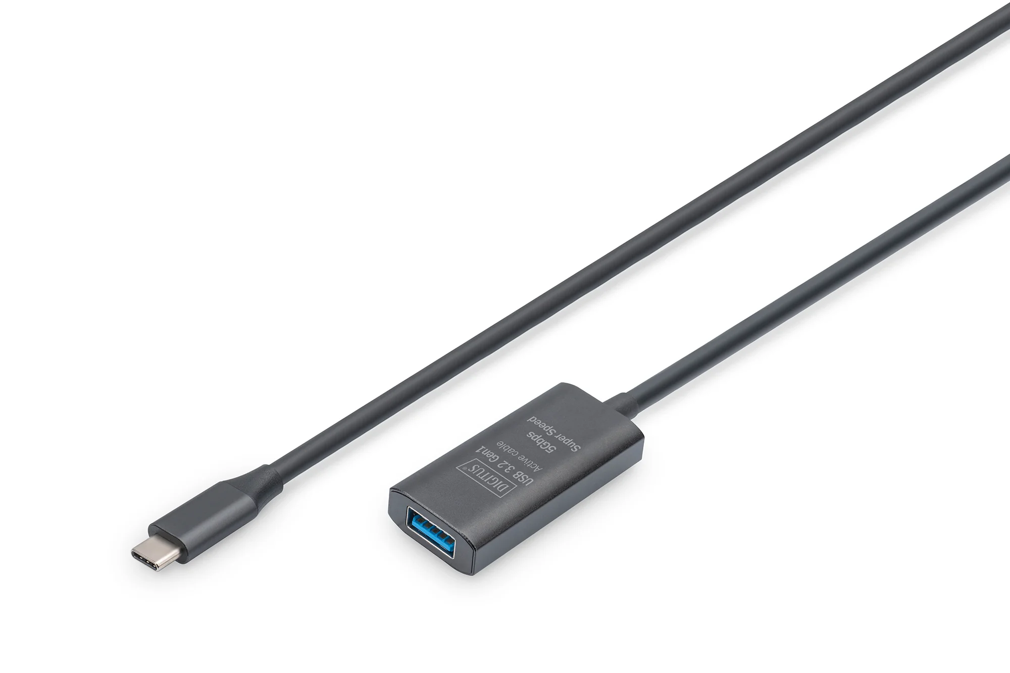 DIGITUS USB 3.2 Gen1 Aktives Verlängerungskabel, 5,0 m (EAN: 4016032497400)