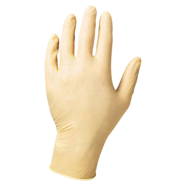 HYGOSTAR Latex-Handschuh SKIN, L, weiß, gepudert (EAN: 4015544965308)