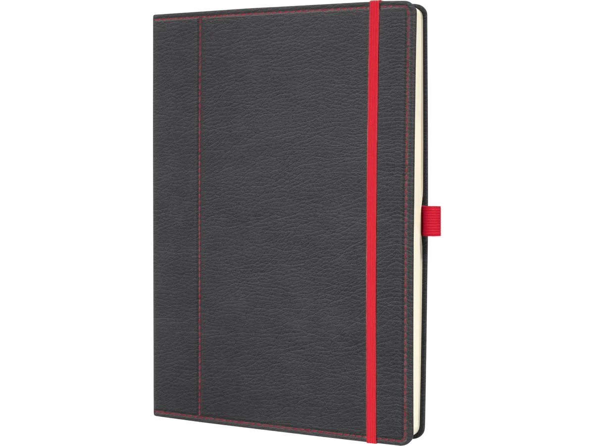 sigel Notizbuch Conceptum Design Casual, DIN A4, grau/rot (EAN: 4004360789359)