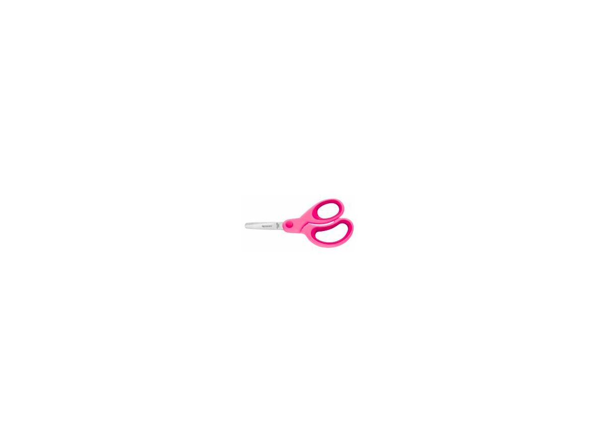 WESTCOTT Bastelschere Kids Softgrip, rund, 130 mm, pink (EAN: 4027521513228)