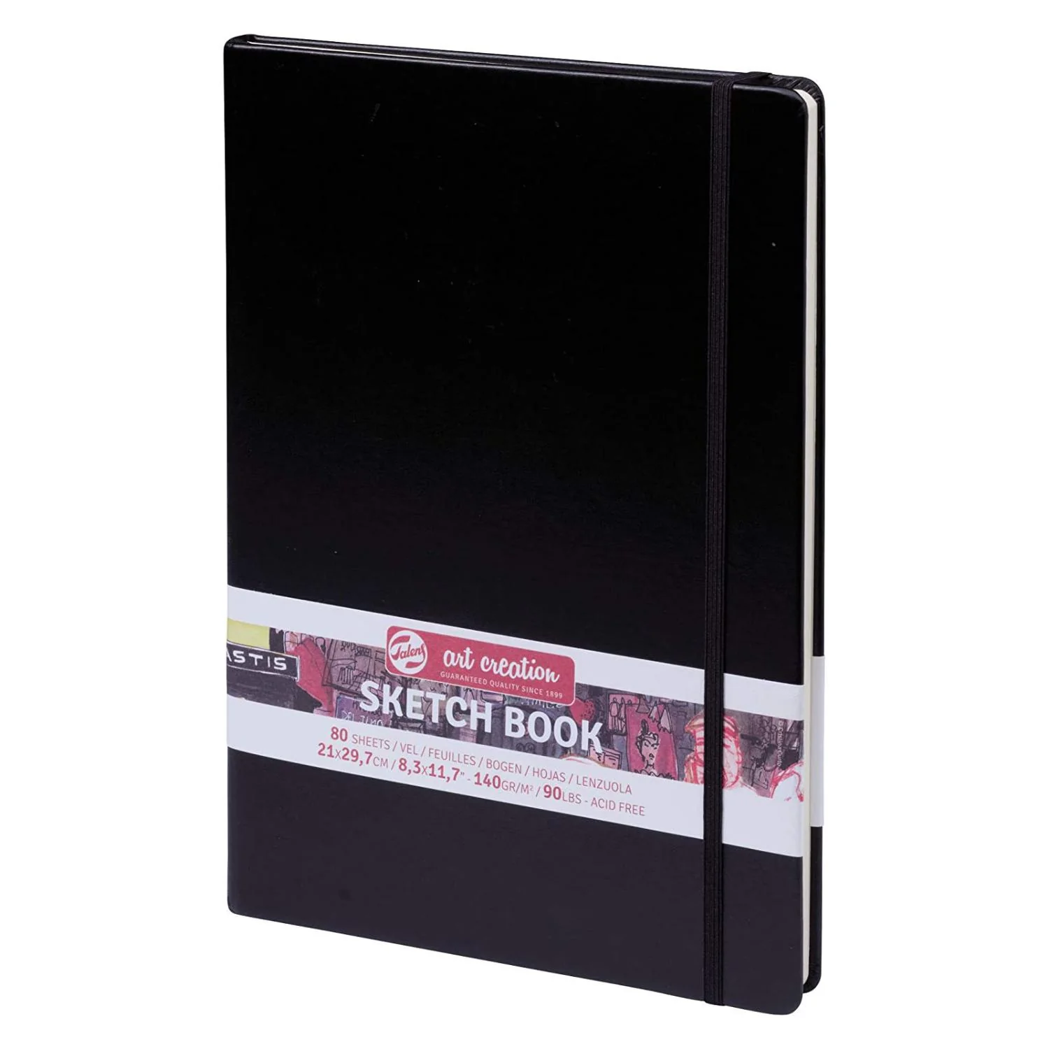 ROYAL TALENS Skizzenbuch Art Creation, 210 x 297 mm, schwarz (EAN: 8712079383510)
