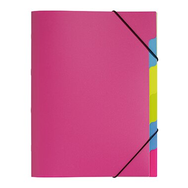 PAGNA Ordnungsmappe "Funky School", DIN A4, PP, 5 Fächer (EAN: 4009212039095)