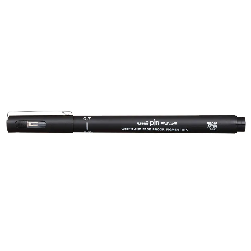 uni-ball Fineliner PIN 07200 N, schwarz (EAN: 4902778154632)