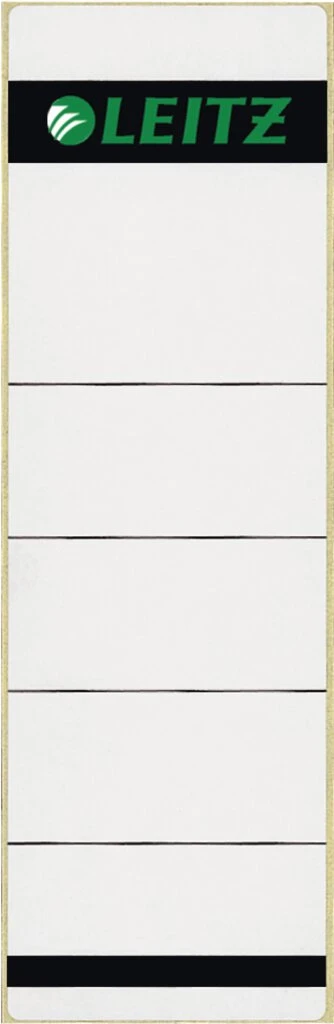 LEITZ Ordnerrücken-Etikett, 61 x 192 mm, kurz, breit, grau (EAN: 4002432302451)