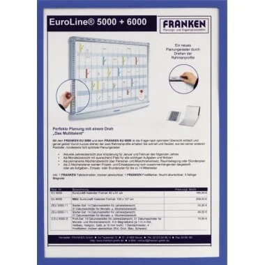 FRANKEN Magnet-Tasche FRAME IT X-tra!Line, DIN A5, blau (EAN: 4016946185264)