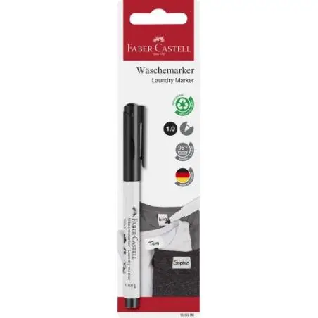 FABER-CASTELL Wäschemarker, schwarz, auf Blisterkarte (EAN: 4005401595960)