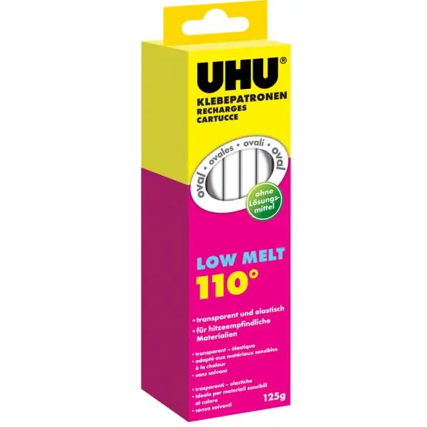 UHU Klebepatrone Low Melt, 200 g, transparent (EAN: 4026700486308)