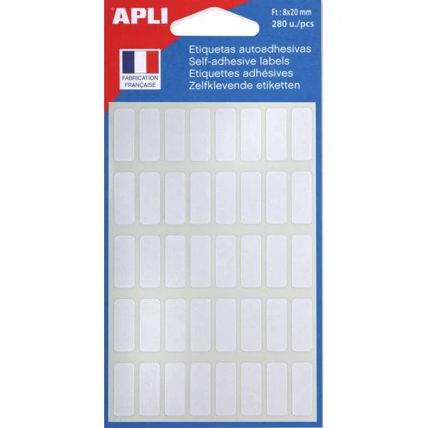 APLI Vielzweck-Etiketten, 24 x 35 mm, weiß (EAN: 3270241119121)