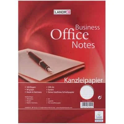 herlitz Kanzleipapier, DIN A4, kariert, ohne Rand (EAN: 4006144824010)