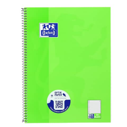 Oxford Collegeblock, DIN A4+, liniert, 80 Blatt, Rand links (EAN: 4006144582026)