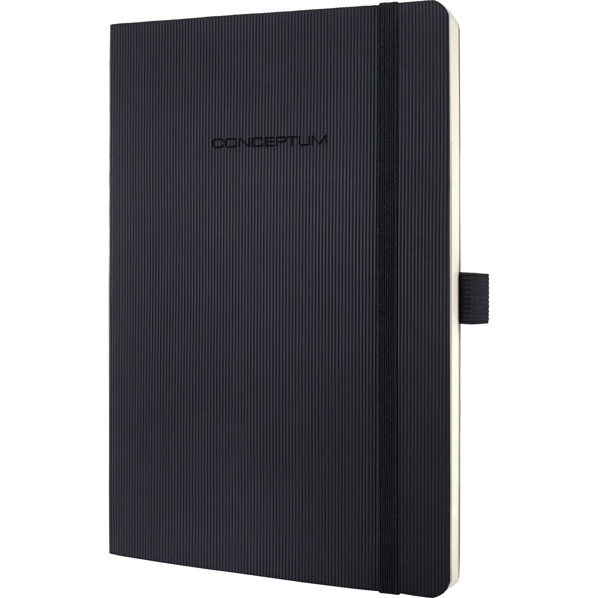 sigel Notizbuch Conceptum, DIN A5, kariert, schwarz (EAN: 4004360836794)