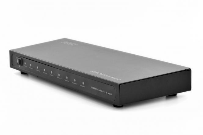 DIGITUS HDMI Video Splitter, 8-fach, Metallgehäuse (EAN: 4016032387176)