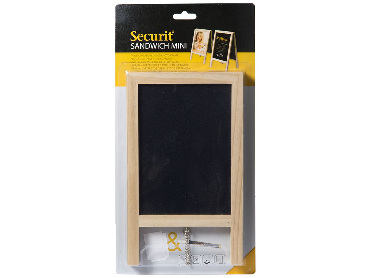 Securit Tisch-Kreidetafel MINI Kundenstopper, buche (EAN: 8719075281826)