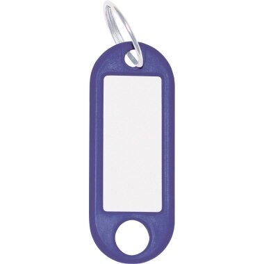 WEDO Schlüsselanhänger mit Ring, Durchmesser: 18 mm, blau (EAN: 4003801041315)
