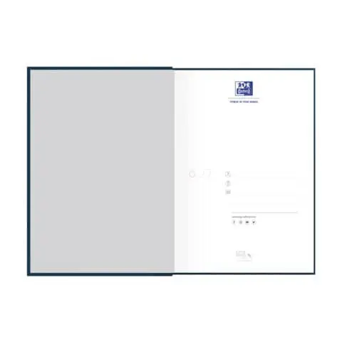 Oxford Notizbuch "Smart Black" - gebunden, DIN A5, kariert (EAN: 3020120023441)