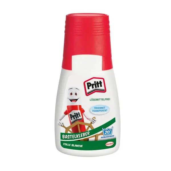 Pritt Bastelkleber, lösemittelfrei, 50 g Flasche (EAN: 4015000428514)