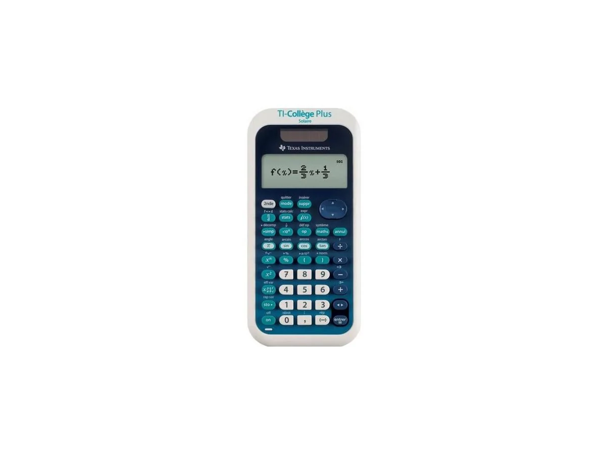 TEXAS INSTRUMENTS TI-Collège PLUS Solar-Schulrechner (EAN: 3243480104371)