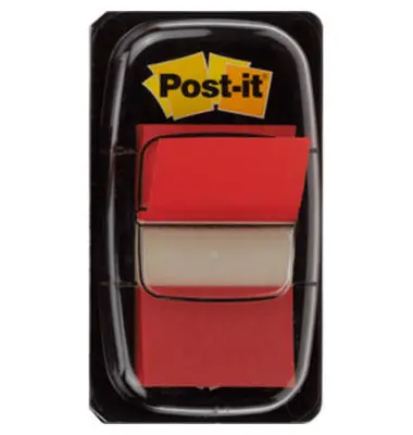 Post-it Haftmarker Index, 25,4 x 43,2 mm, rot (EAN: 0021200706882)