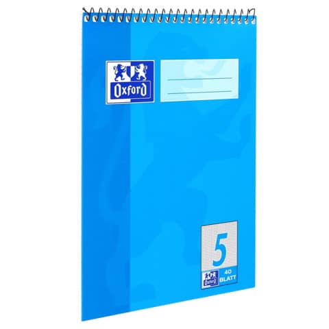 Oxford Schulblock DIN A5 mit Kopfspirale, Lineatur 5 (EAN: 4006144922082)