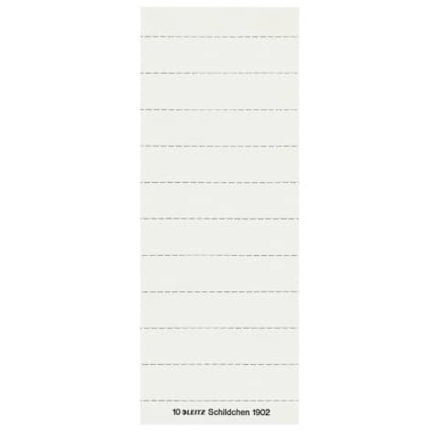 LEITZ Blanko-Beschriftungsschildchen, (B)60 x (H)14 mm, weiß (EAN: 4002432303366)