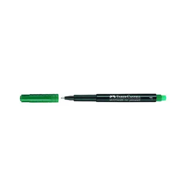 FABER-CASTELL Permanent-Marker MULTIMARK F, grün (EAN: 4005401513636)