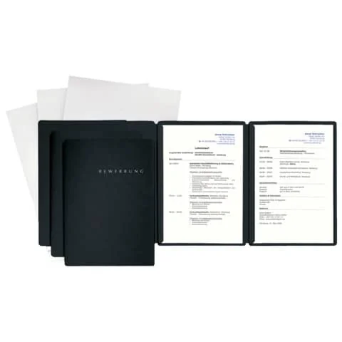 PAGNA Bewerbungs-Set "Special", DIN A4, schwarz, 3-teilig (EAN: 4013951006874)