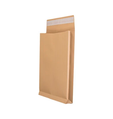 MAILmedia Faltenversandtasche C4, mit Fenster, braun (EAN: 4003928222833)
