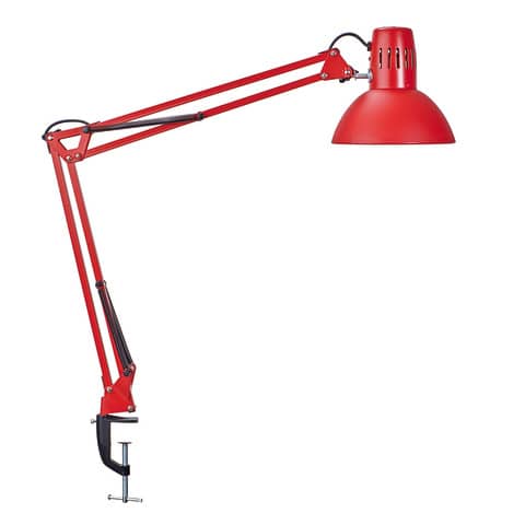 MAUL LED-Tischleuchte MAULstudy, mit Klemmfuß, rot (EAN: 4002390093453)