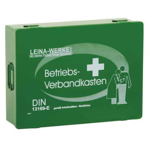 LEINA Betriebsverbandkasten, Inhalt DIN 13169, grün (EAN: 4011166200209)