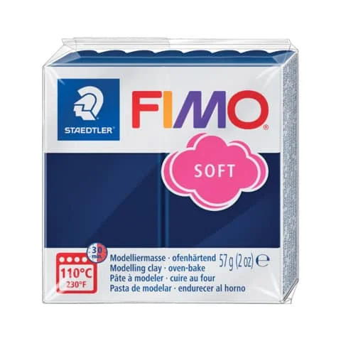 FIMO SOFT Modelliermasse, ofenhärtend, windsorblau, 57 g (EAN: 4006608809553)