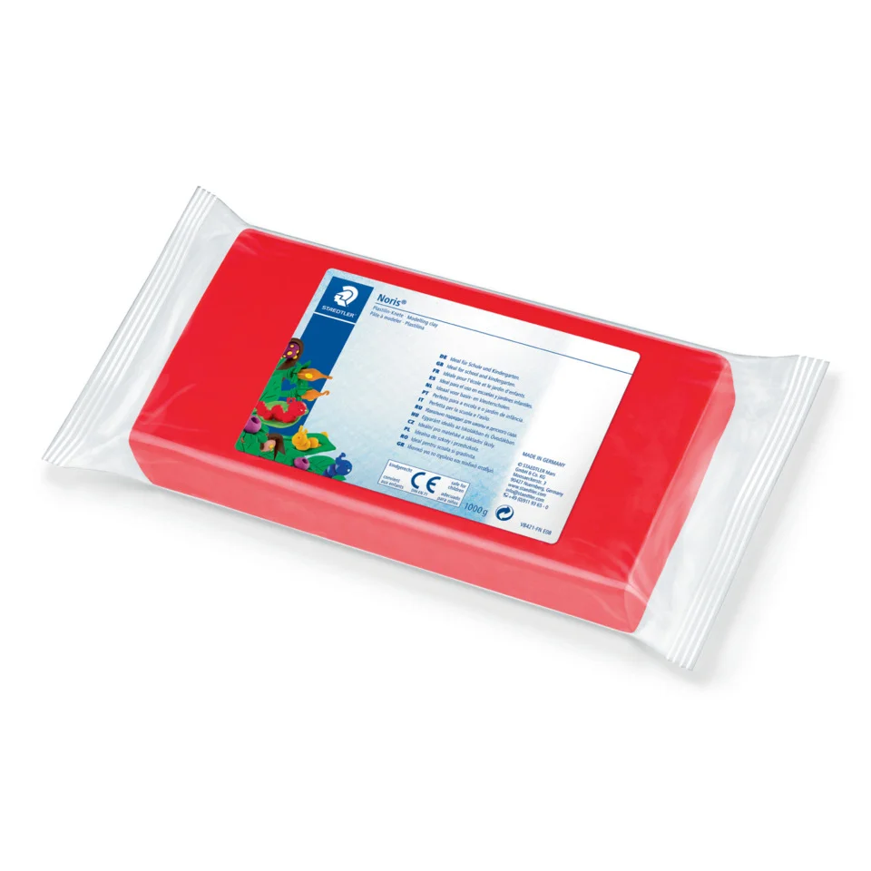 STAEDTLER Plastilin-Knete Noris, rot (EAN: 4006608842123)