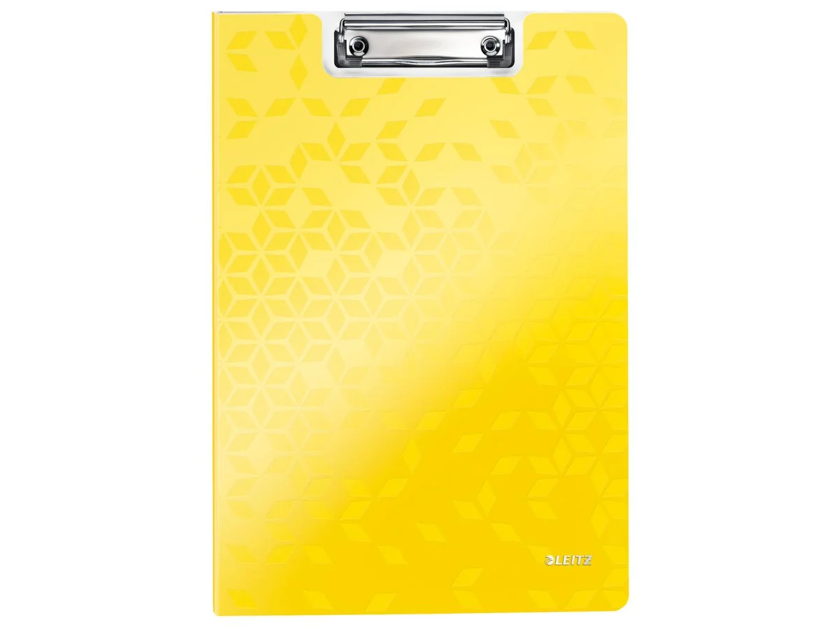 LEITZ Klemmbrett-Mappe WOW, DIN A4, Polyfoam, gelb (EAN: 4002432120710)