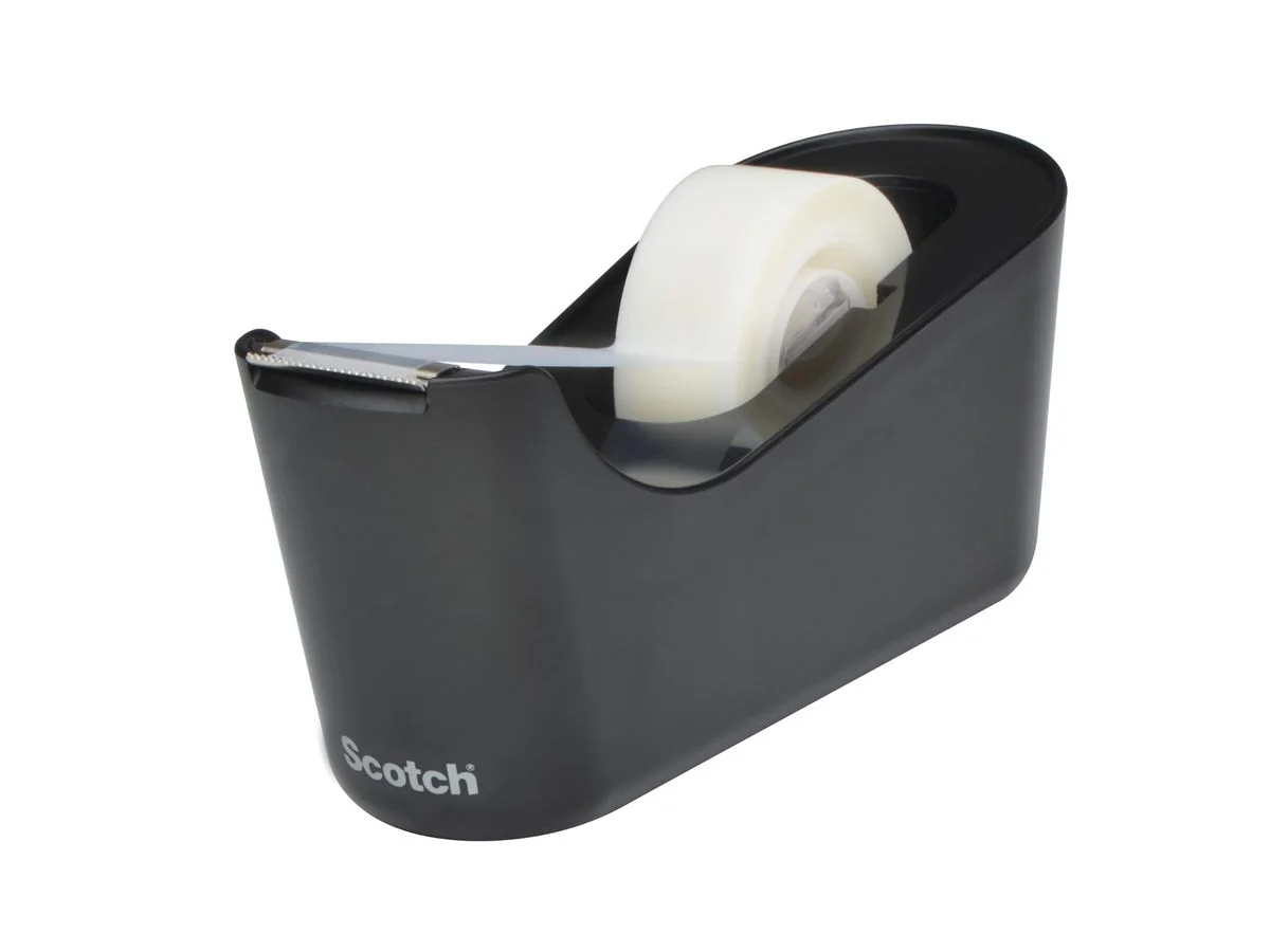 3M Scotch Tischabroller C18, inkl. Klebefilm, schwarz (EAN: 4054596577848)