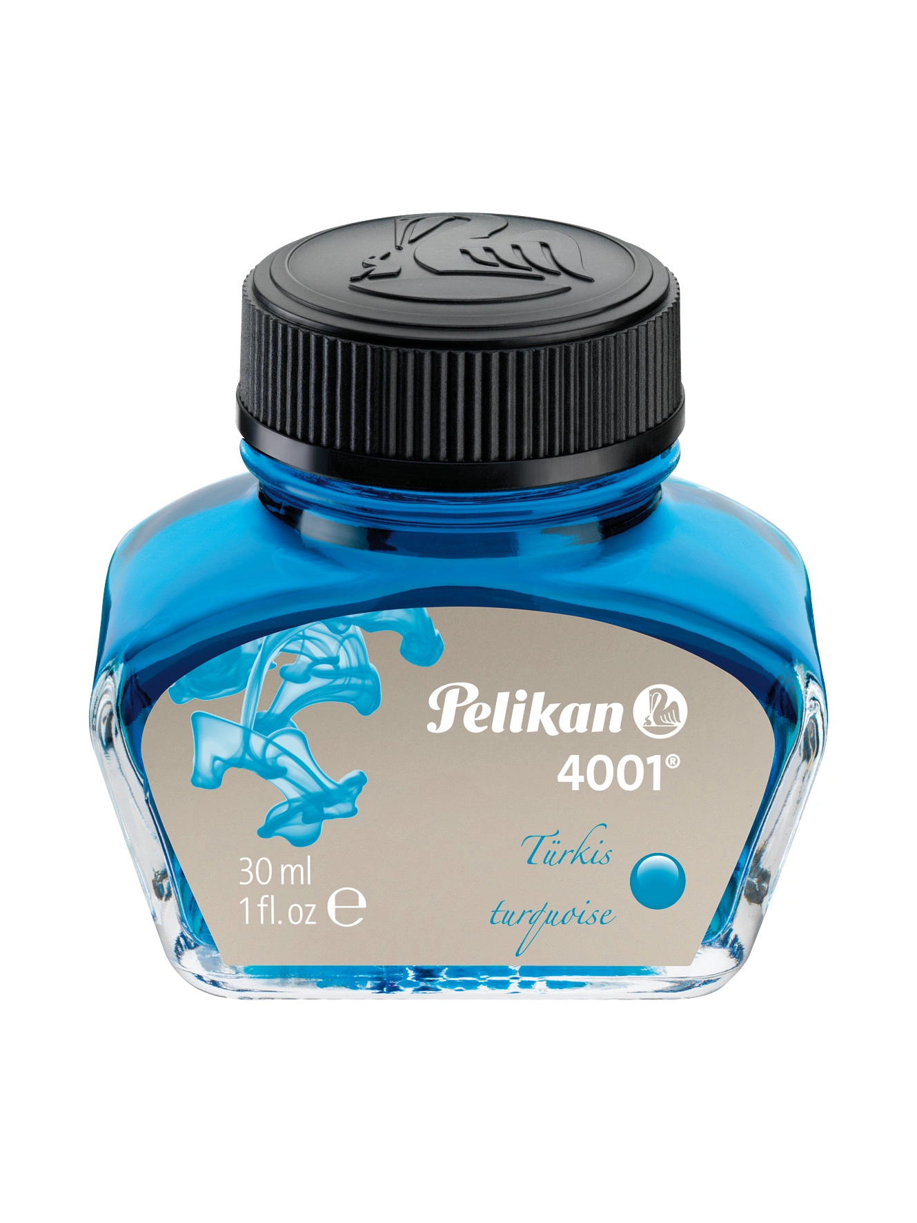 Pelikan Tinte 4001 im Glas, türkis, Inhalt: 30 ml (EAN: 4012700311894)