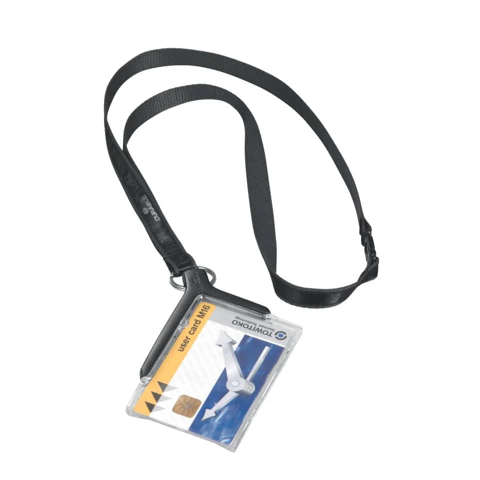 DURABLE Namensschilder CARD HOLDER DELUXE, schwarz (EAN: 4005546805368)