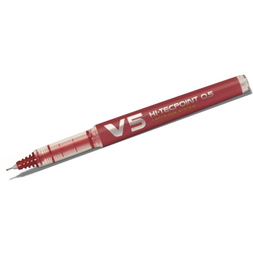 PILOT Tintenroller V5 Hi-Tecpoint, nachfüllbar, rot (EAN: 4902505442797)